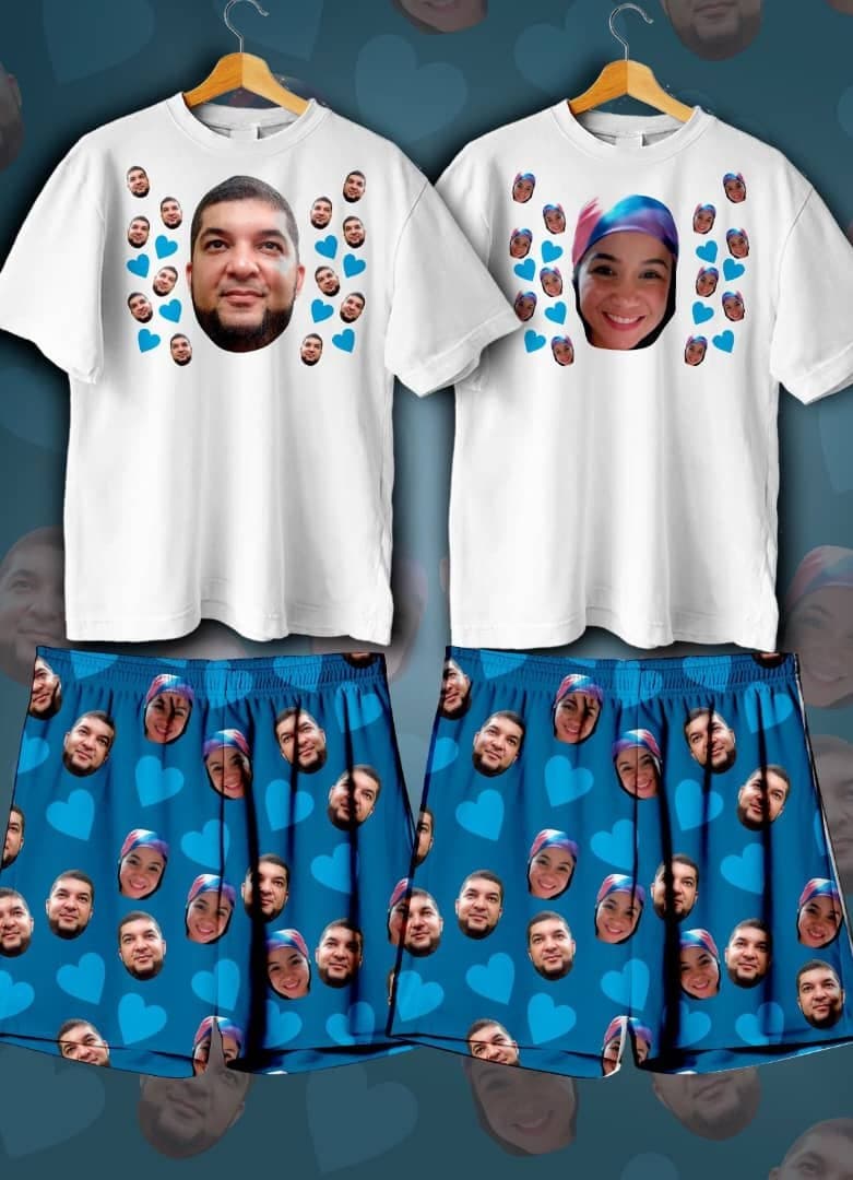 Pijama personalizada con foto de mascota, modelo 10